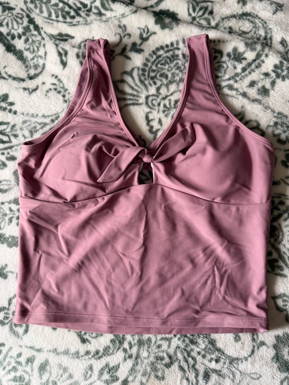 Geode Swimwear Mauve Tankini Top